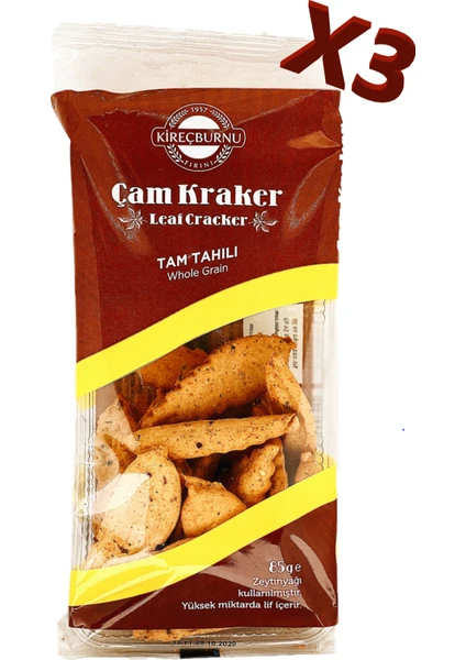 Kireçburnu Fırını Tahıllı Çam Kraker 85 gr x  3'lü