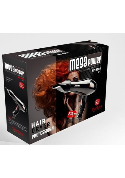 Megapower Mp-9000 Fön Makinası 2500 Watt