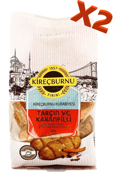 Kireçburnu Fırını Tarçınlı & Karanfilli Kireçburnu Kurabiyesi 200 gr x 2'li