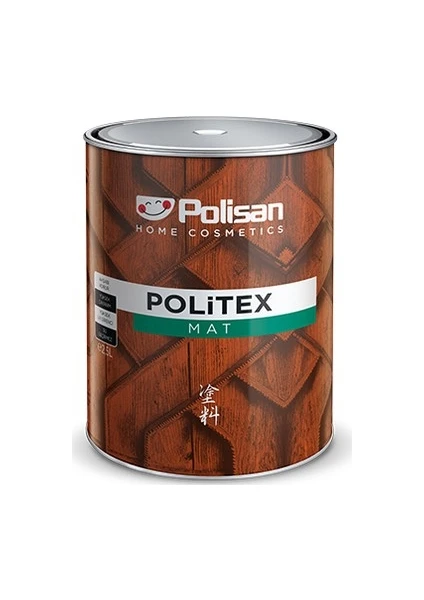 Politex Dekoratif Mat Ahşap Koruyucu Vernik Kestane 0,75 lt