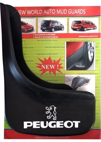 Peugeot Rifter 4'lü Paçalık-Çamurluk-Tozluk PEU1UX020