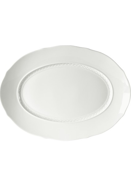 Richard Ginori Museo Beyaz - Büyük Oval Servis Tabağı
