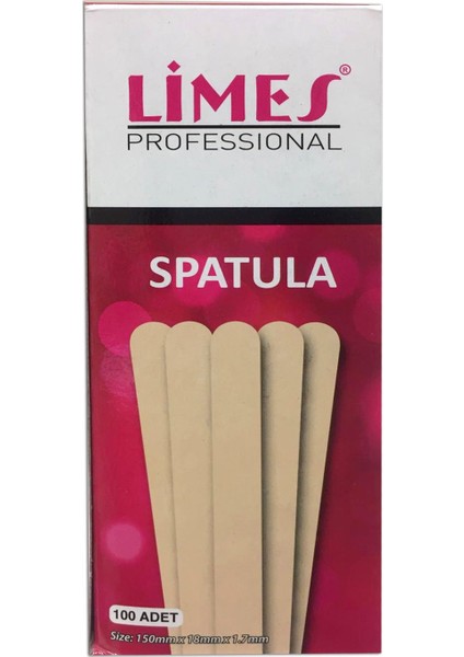 Tahta Spatula 100 Adet