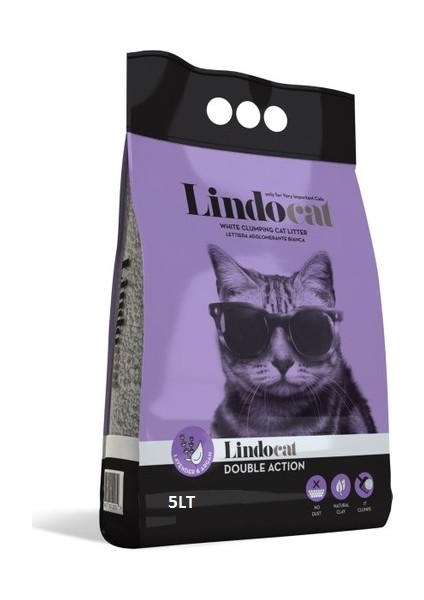 Lindo Cat Lavantalı Kedi Kumu 5 Lt