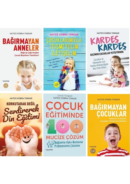 Hatice Kübra Tongar Mutlu Çocuk Mutlu Aile Seti 6 Kitap - Hatice Kübra Tongar