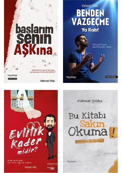 Mehmet Yıldız Allah Bize Yeter Seti 4 Kitap - Mehmet Yıldız