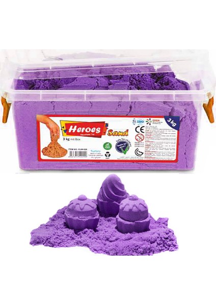 Kinetik Kum 3000 gr Mor