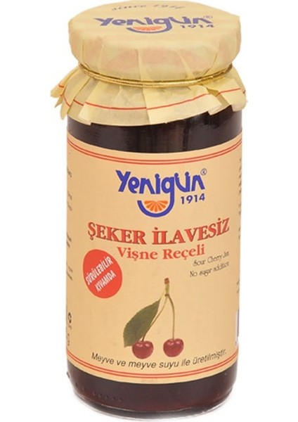 Şeker İlavesiz Vişne Reçeli 290 gr