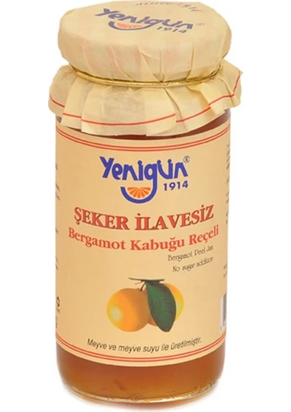 Şeker İlavesiz Bergamot Kabuğu Reçeli 290 gr