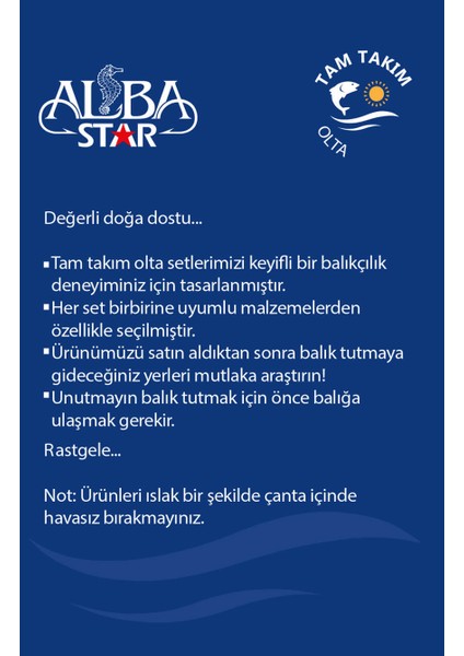 Tam Takım Surf Usta Olta Seti TTS010 modelleri