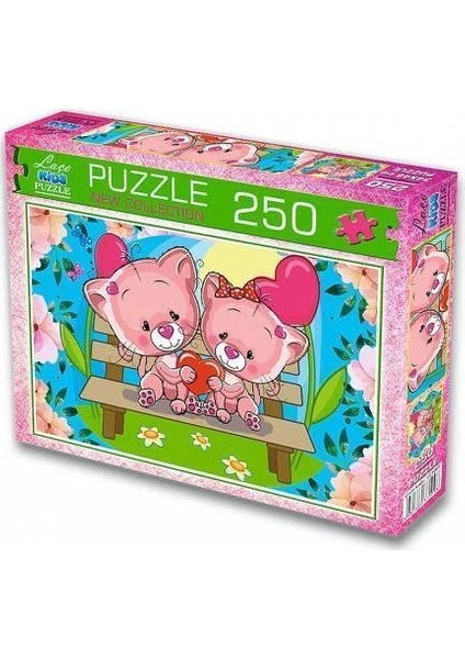 Laço Kids Pembe Ayıcıklar Puzzle 250 Parça