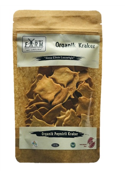 Organik Peynirli Kraker 100 gr