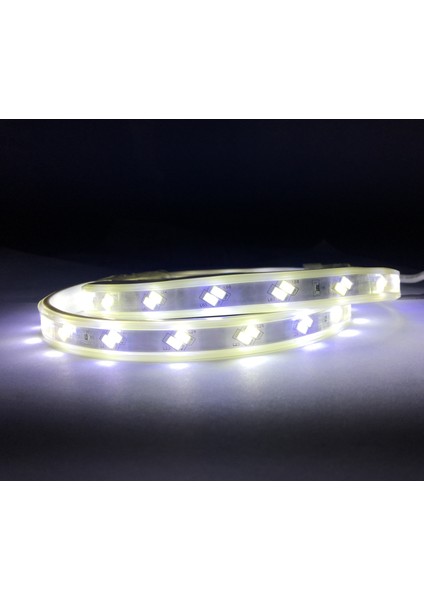 Dış Mekan 3 Çipli Silikonlu Şerit LED 220 V Beyaz 10 m fiyatları