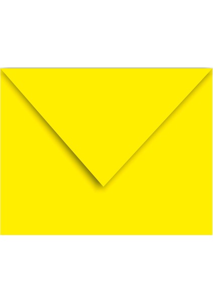 Davetiye Zarfı 80 gr 13 x 18 cm 50'li Sarı