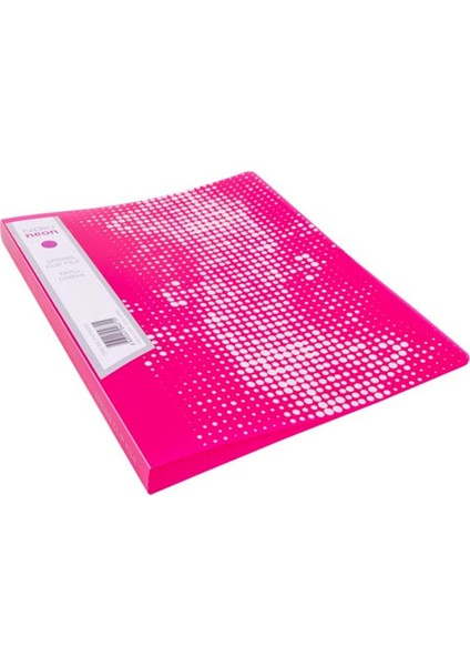 Neon Yaylı Dosya Pembe
