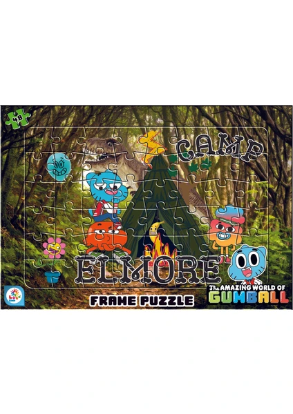 Laço Kids Gumball 48 Parça Frame Puzzle