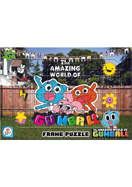 Gumball 24 Parça Frame Puzzle