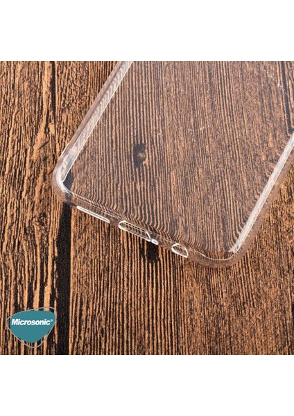 Oppo A91 Kılıf Transparent Soft Beyaz