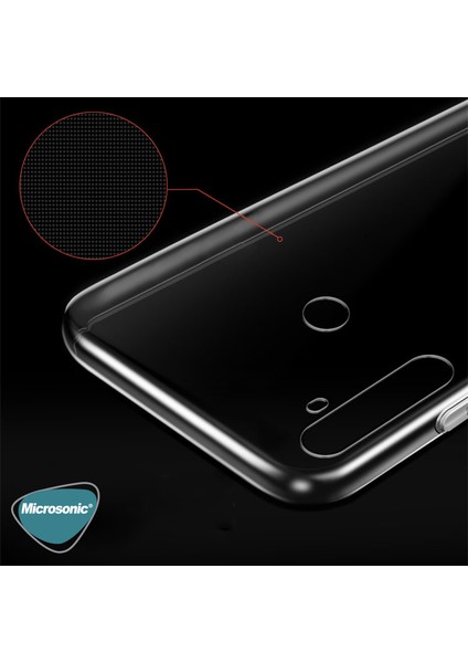 Realme 5 Pro Kılıf Transparent Soft Beyaz