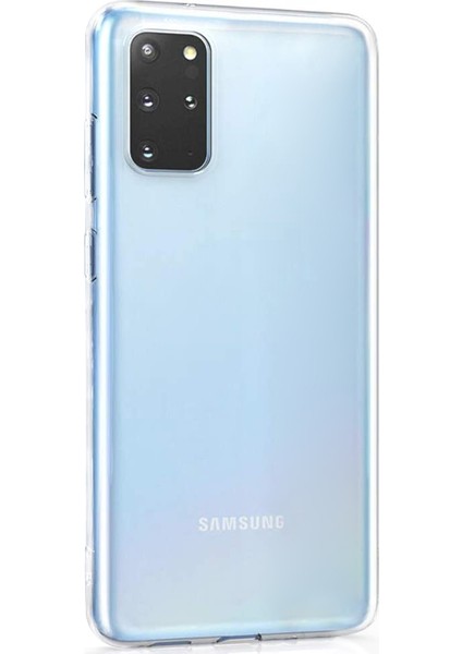 Samsung Galaxy S20 Plus Kılıf Transparent Soft Beyaz