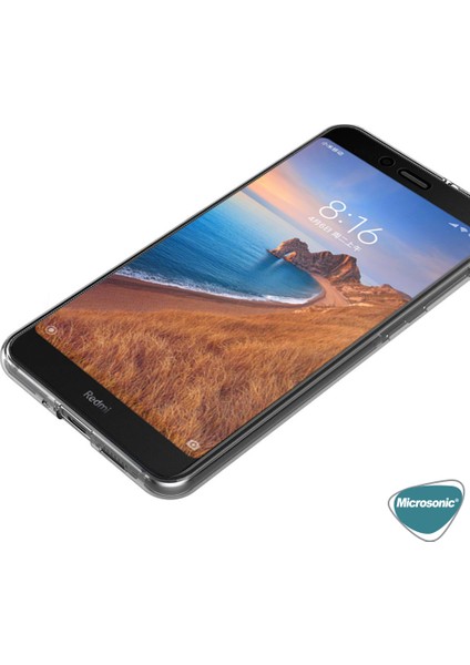 Xiaomi Redmi 7A Kılıf 6 Tarafı Tam Full Koruma 360 Clear Soft Şeffaf