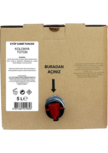 Tütün Kolonyası 5 lt