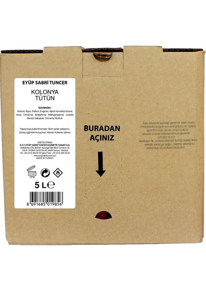 Tütün Kolonyası 5 lt