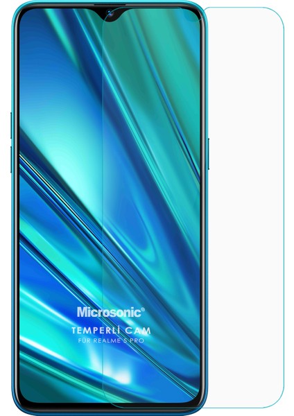 Realme 5 Pro Temperli Cam Ekran Koruyucu