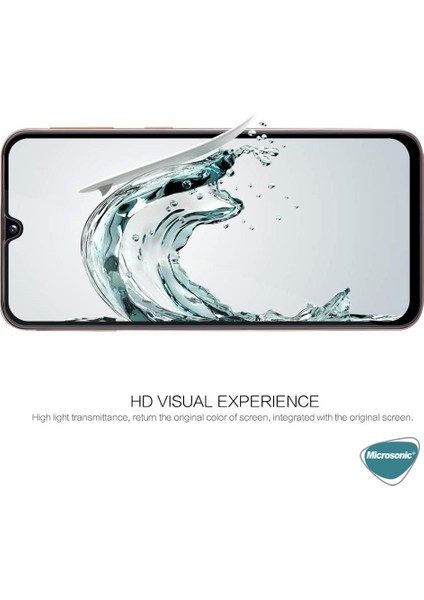 Realme 5i Tam Kaplayan Temperli Cam Ekran Koruyucu Siyah