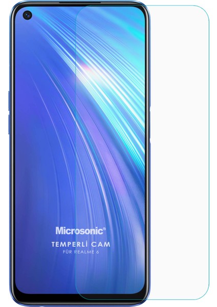 Realme 6 Temperli Cam Ekran Koruyucu