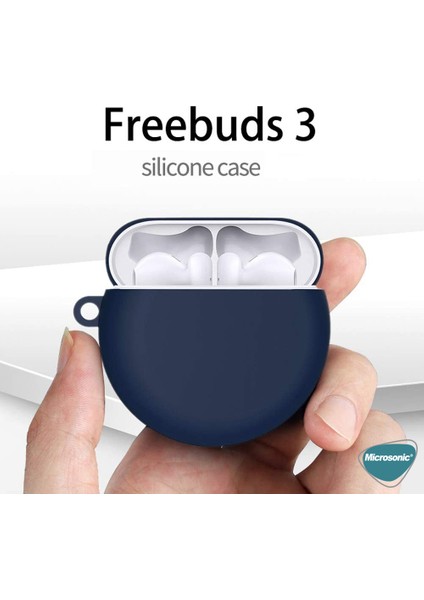 Huawei Freebuds 3 Mat Silikon Kılıf Lacivert indirimleri