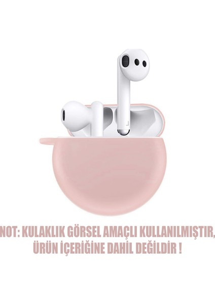 Huawei Freebuds 3 Mat Silikon Kılıf Pembe fiyatları