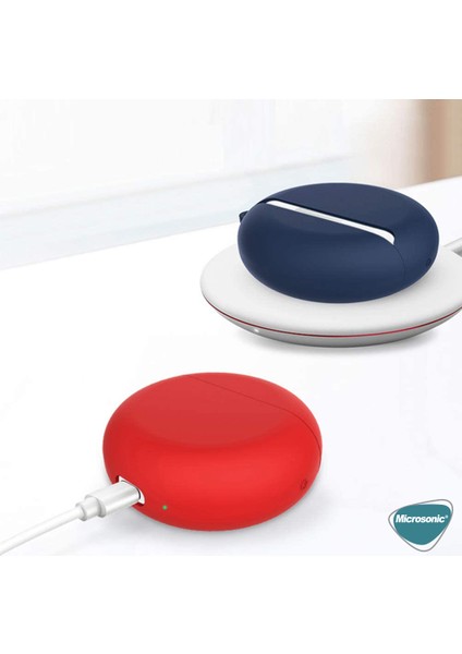 Huawei Freebuds 3 Mat Silikon Kılıf Turkuaz fırsatları