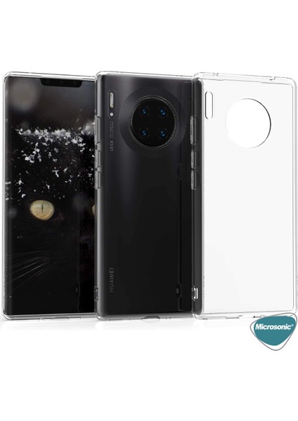 Huawei Mate 30 Pro Kılıf Transparent Soft Beyaz indirimleri