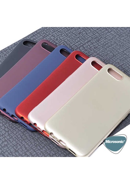 Matte Silicone Realme C2 Kılıf Siyah