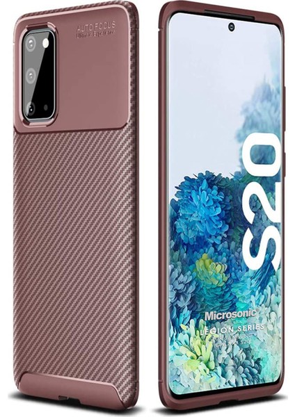 Samsung Galaxy S20 Kılıf Legion Series Kahverengi