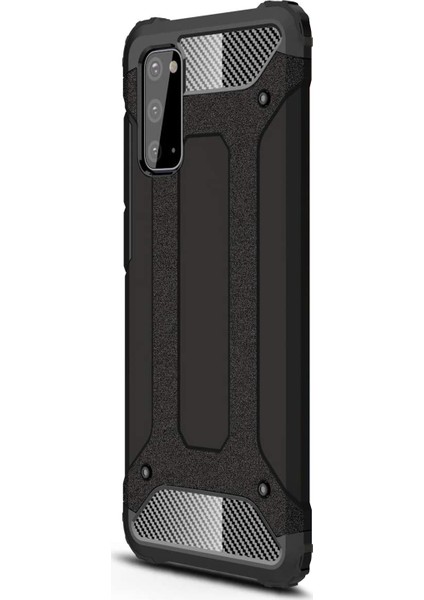 Samsung Galaxy S20 Kılıf Rugged Armor Siyah