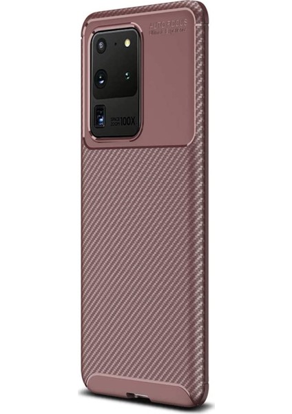 Samsung Galaxy S20 Ultra Kılıf Legion Series Kahverengi