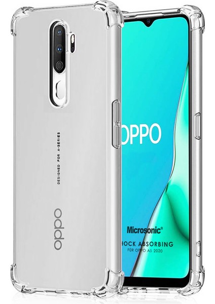 Shock Absorbing Kılıf Oppo A5 2020 Şeffaf