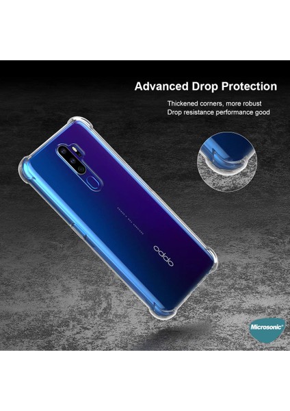 Shock Absorbing Kılıf Oppo A5 2020 Şeffaf