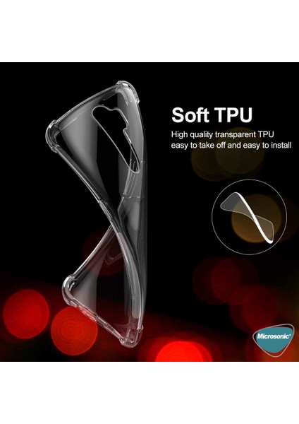 Shock Absorbing Kılıf Oppo A9 2020 Şeffaf