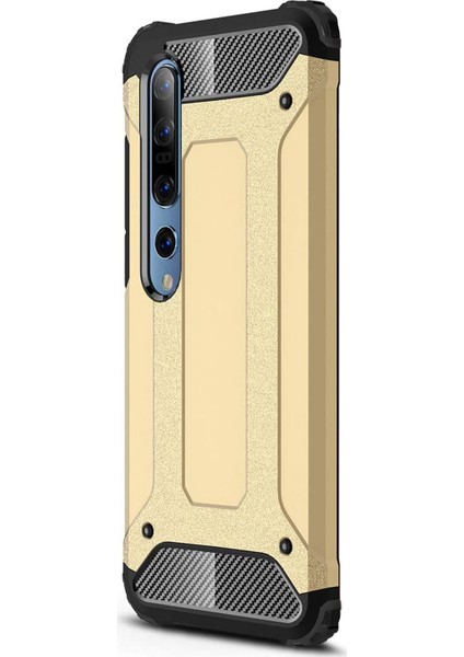 Xiaomi Mi 10 Kılıf Rugged Armor Gold