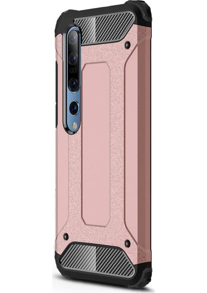 Xiaomi Mi 10 Kılıf Rugged Armor Rose Gold