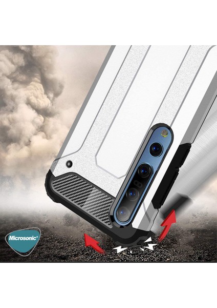 Xiaomi Mi 10 Kılıf Rugged Armor Rose Gold