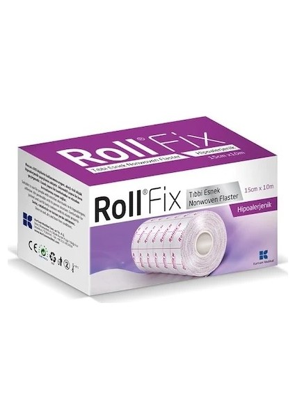 Fix Esnek Tıbbi Flaster 15 cm x 10 m - 4 Adet