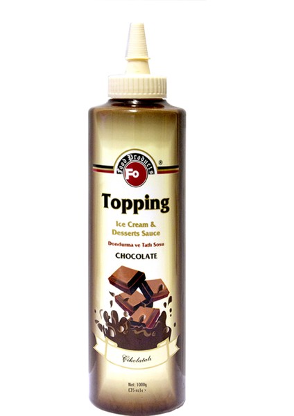 Fo Çikolatalı Topping Dondurma Sosu 1 kg