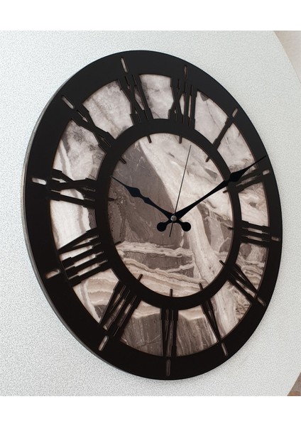 Mermer Desenli Duvar Saati modelleri