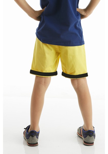 Denokids MSHB&G Sarı Erkek Çocuk Gabardin Şort