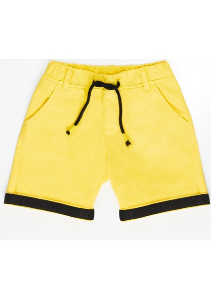 Denokids MSHB&G Sarı Erkek Çocuk Gabardin Şort