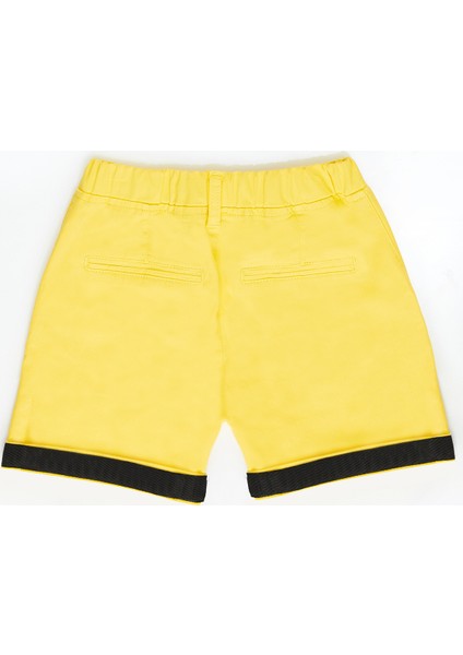 Denokids MSHB&G Sarı Erkek Çocuk Gabardin Şort